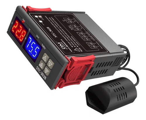Termostato Digital Humedad Stc-3028 Control Frio Calor 12v