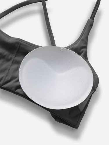 Sujetador Top Deportivo Mujer Tirantes Finos Lycra Soft Gym