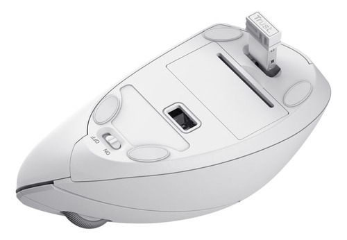 Mouse Trust Verto Inalámbrico Diseño Vertical Blanco