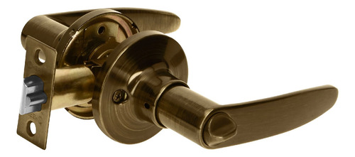 Cerradura Con Manija Hermex Para Recamara Bronce Cema-2r