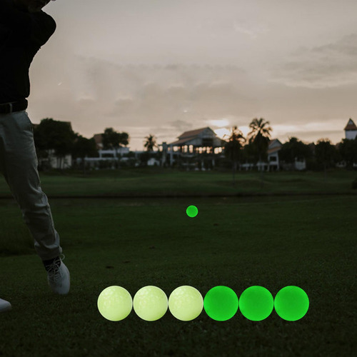 6 Pelotas De Golf Nocturnas Luminosas, Pelotas Luminosas