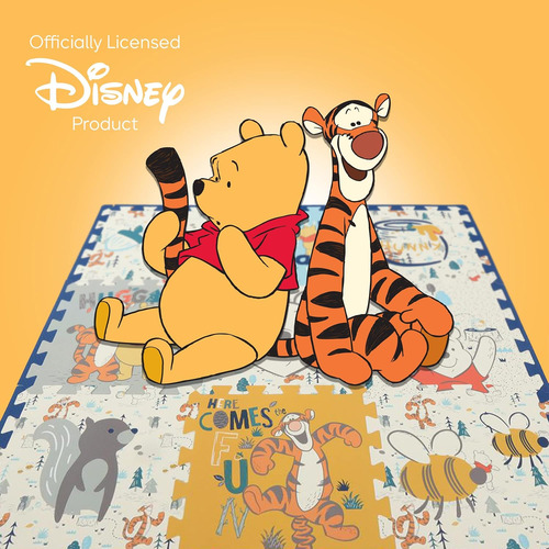 Alfombra De Espuma Eva Winnie The Pooh De Disney, Winter Pra