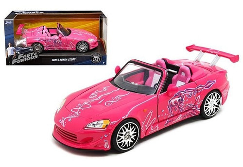 1/24 Suki's Honda S2000 Rapidos Y Furiosos Jada Color Rosa