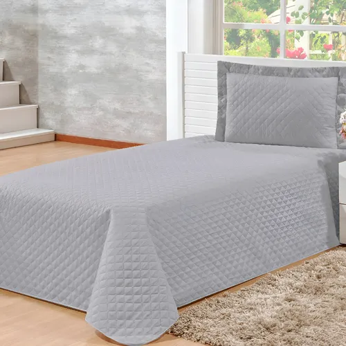 Kit Colcha Cama Box Veneza Solteiro Cobre Leito 2pç Promoção