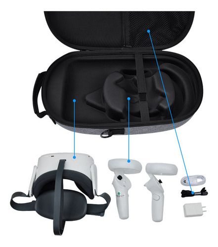 Funda De Viaje Cristalina Para Neo 3, Bolsa De Almacenamient
