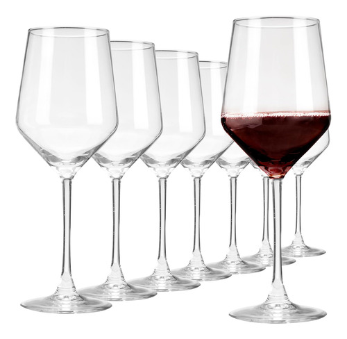 Cyufu Copas De Vino Tinto, Juego De 8 Copas De Vino De Burde
