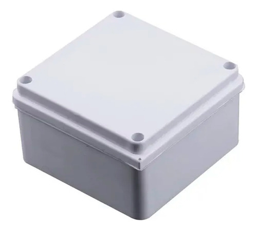 Caja De Paso Plastica 10*10 Pvc Blanca X 10 Unidades