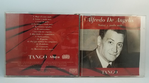 Altaya Tango Cd Alfredo De Angelis Soñar Y Nada Mas