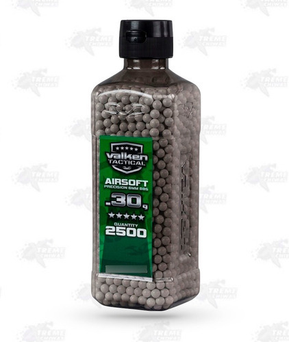 2500 Bbs .30 Gramos Airsoft 6mm Valken Verdes Green Xtreme C