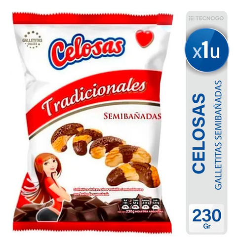 Galletitas Celosas Tradicionales Semibañadas Vainilla Dulces