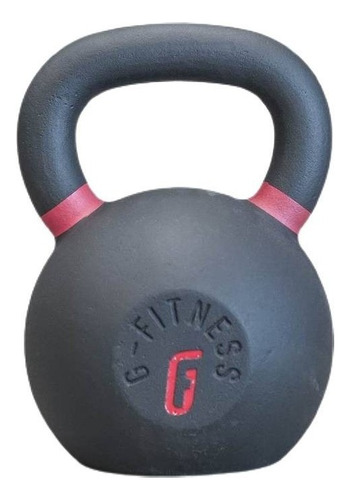 Pesa Rusa Kettlebell Fundición 32kg X Unidad Color Negro