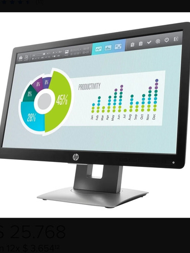 Hp Monitor Elite Display Led Full Hd E202 20 Pulgadas