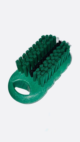 Cepillo Suave Para Manos Y Uñas De Nylon El Castor Color Verde