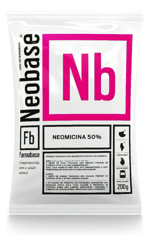 Neobase Neomicina 50% 200g - Farmabase