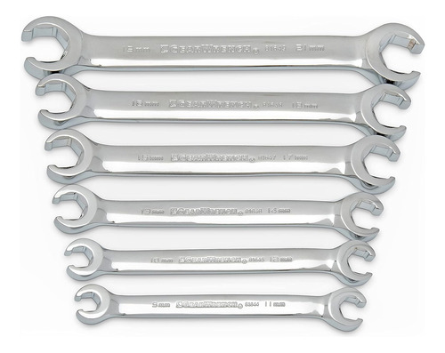 Gear Wrench - Metric Flare Nut Wrench Set De 6 Pie