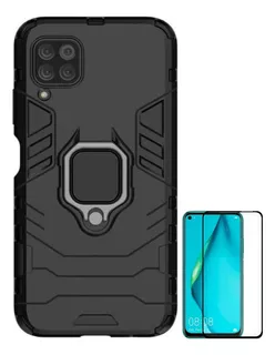 Para Huawei P40 Lite - Case Carcasa Funda Armadura + Vidrio