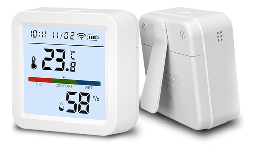 Sensor De Temperatura Y Humedad Tuya Smart Life Wifi