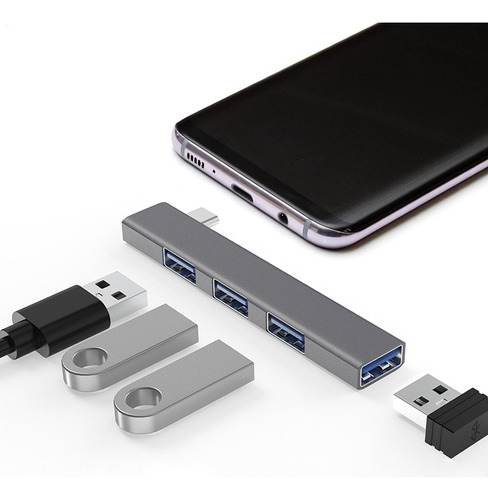 Concentrador Usb 3.0 Concentrador Usb Adaptador Usb De 4 Pue