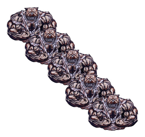 Parches Para Chamarra, Mxodg-005, 5 Parches, Perro, 9x7cm, C