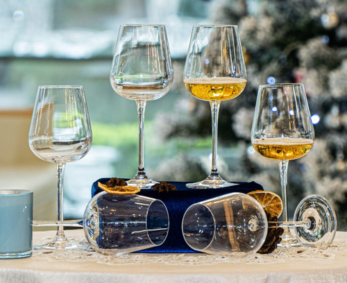 Copa Cristal Bohemia Vino o Agua Ardea 450 Ml Set X 6