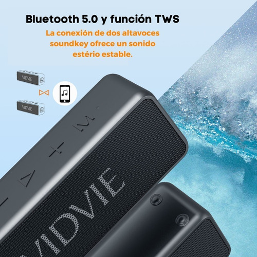 Parlante Portátil Bluetooth Vidvie Sp914 Resistente Al Agua