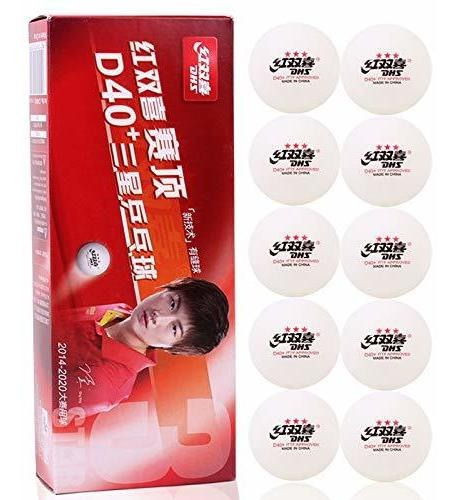 Dhs Abs D40 3 Estrella Blanco Ball Tenis Mesa Oficial 1