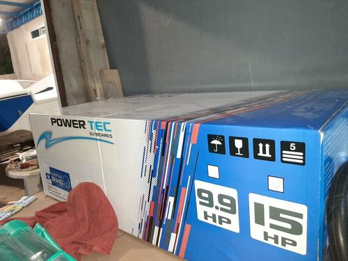 Motor Powertec 15hp 2 Tiempos Pata Corta