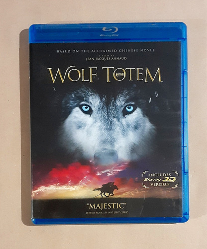 Wolf Totem ( Tótem Lobo Jj Annaud) Blu-ray 3d + 2d Original