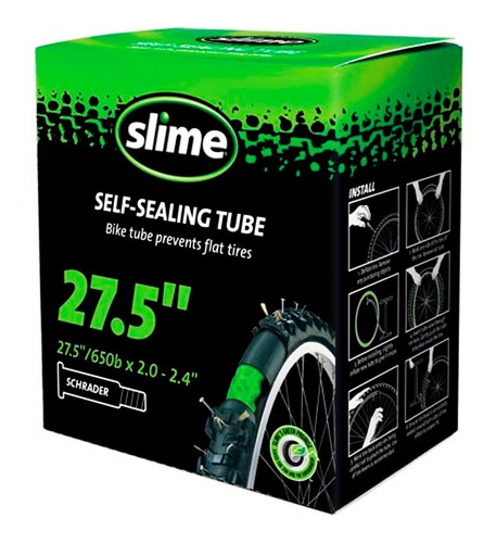 Imagen 1 de 7 de Camara Slime Bicicleta Impinchable 27,5 X 2,0-2,4 Schrader