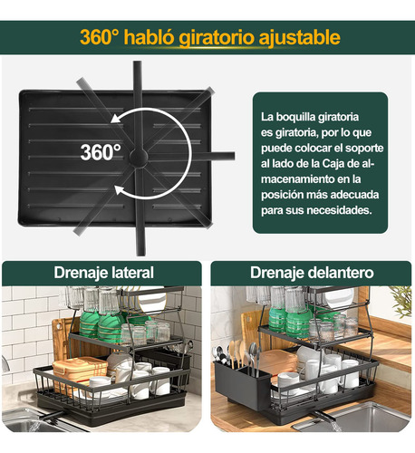 Escurridor De Trastesescurridor De Platos De 3 Niveles De