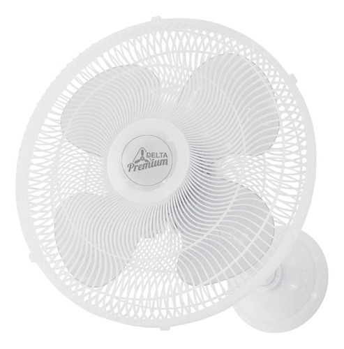 Ventilador De Parede Silencioso Branco Bivolt 50cm Oscilante Cor das pás Branca Diâmetro 50 cm Material das pás Polipropileno simples Quantidade de pás 4 110V/220V