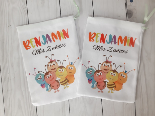 Bolsitas De Sorpresitas De Tela Bichikids Souvenirs