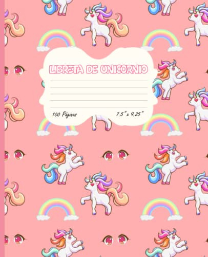 Libreta De Unicornio: Diario Para Niños Y Niñas| Unicornio D