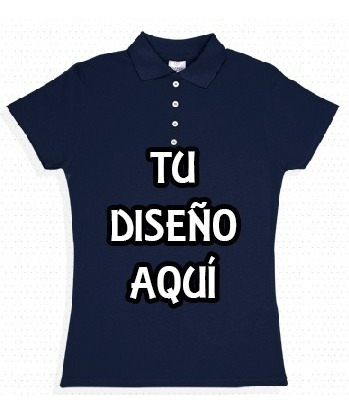 Playera  Personalizada Tipo Polo Mandanos Tu Diseño