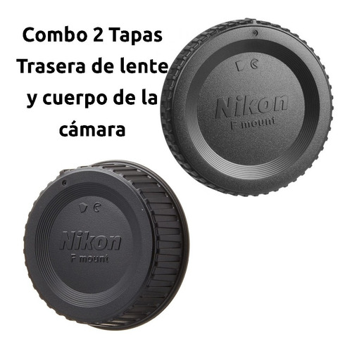 334 Tapas Trasera De Lentes Nikon Y Cuerpo De Camara
