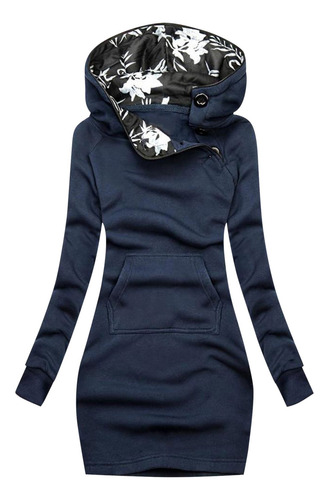 Chamarra Cómoda Con Estampado A Cuadros Para Mujer, Sudadera