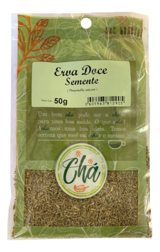 Erva Doce Chá 50 Gr 100% Natural