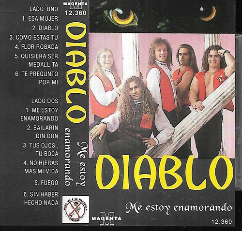 Diablo Album Me Estoy Enamorando La Cumbia De Los 90 Magenta