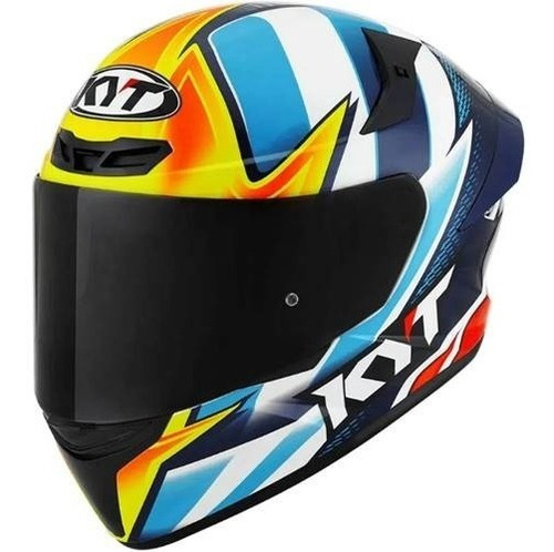 Capacete Kyt Tt Course Original Tati Mercado + Viseira Fumê