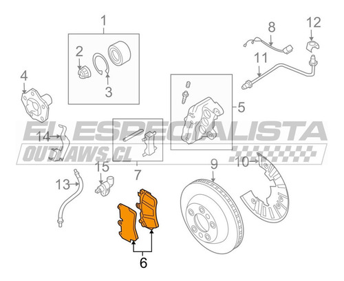 Pastilla De Freno Trasera Porsche Cayenne 2009