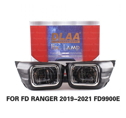 Kit Neblineros Delanteros Ford Ranger 2021 Aro Cromado