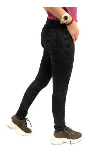 Imagen 4 de 4 de Jeans Para Damas Negro Stretch Marca Isle