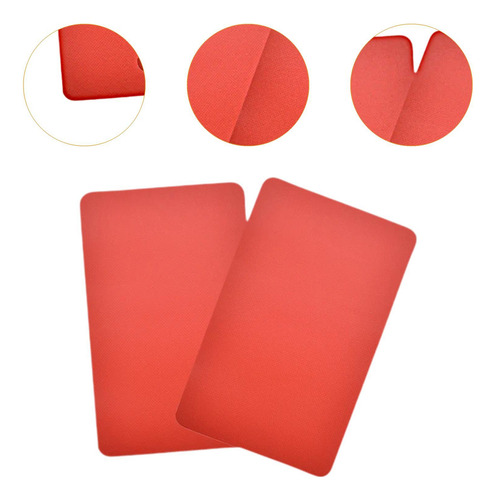2 Kit De Parches Para Reparación De Pvc - Accesorios Rojo
