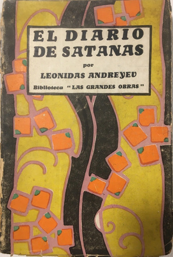 Libro Antiguo El Diario De Satanas Leonidass Andreyev