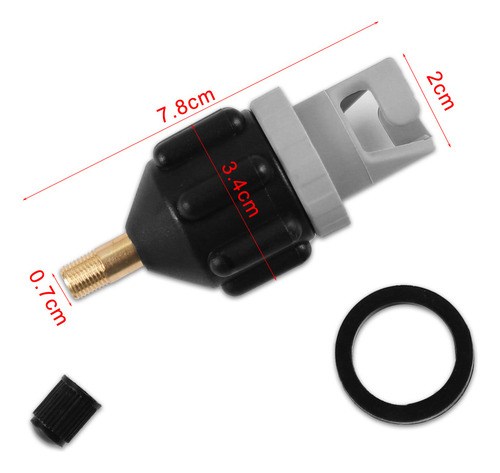 Válvula Inflable Para Kayak Sup, Conector De Bomba De Carga