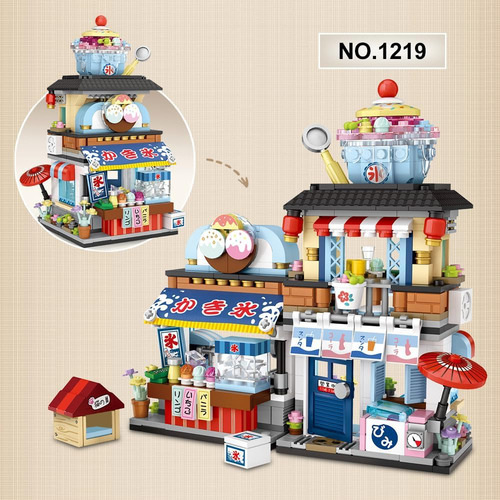 Loz Mini Bloques Cuatro En Uno Japoneses Street View Bloques