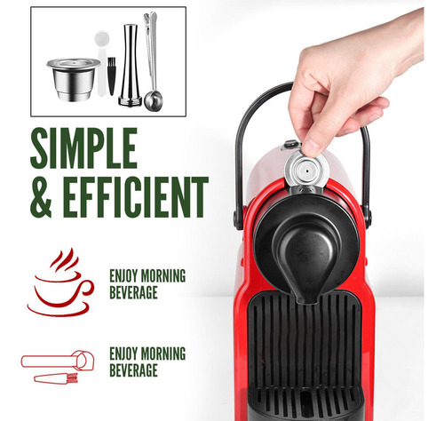 Cápsula De Café Reutilizable Para Máquina De 1 Cápsula