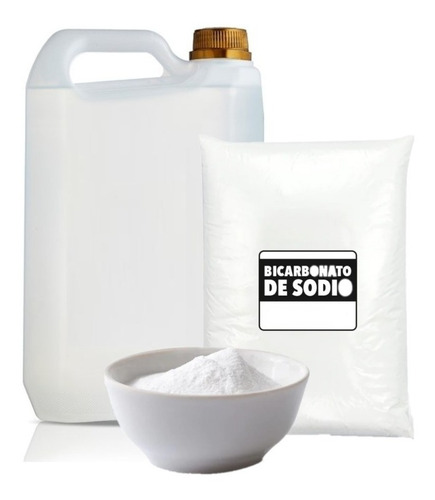 Combo Bicarbonato De Sodio 1kg + Vinagre Comensal De 5 L 