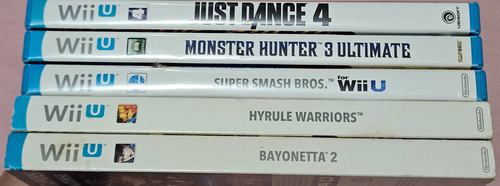Lote 5 Jogos Nintendo Wii U Originais Ler Descrição (Usado)
