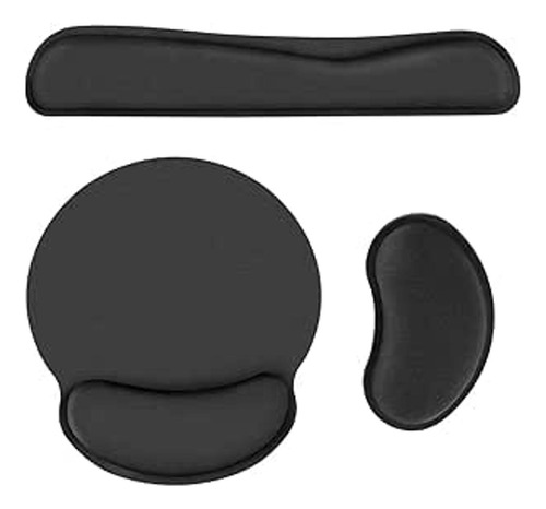 Easytao Almohadilla Para Mouse Y Teclado 3pcs